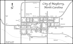 City of Mayberry Map
