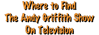 The Andy Griffith Show on Television
