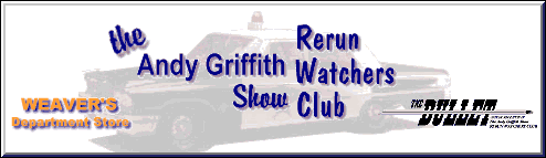The Andy Griffith Show Rerun Watchers Club