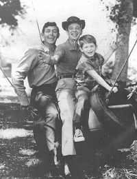 Andy, Don and Ron on a Bull swing