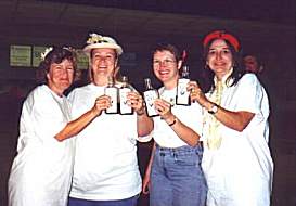 Oh, its gonna be a red letter day when the whole Ladies Aid Church Committee gets crocked!!